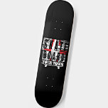 Adicione o skate da cidade em branco escondido a p<br><div class="desc">Adicione o Subúrbio da Cidade ou o Nome do Estado (ou outro texto) neste skate um - Veja em minha loja para mais ideias do Skateboard</div>