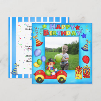 Adicione seu Cartão de Aniversário de Fluxo Fotogr