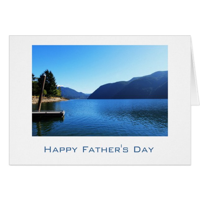 Adicione seu cartão de Dia de os pais de texto. Fo (Frente Horizontal)