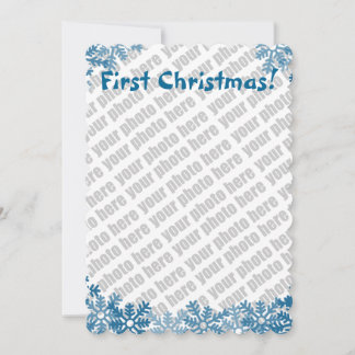 Adicione seu cartão de Natal com foto