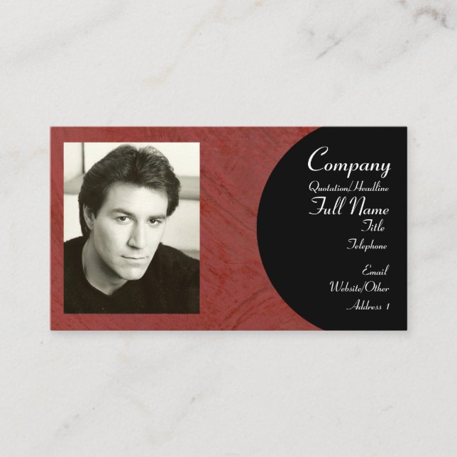 Adicione seu cartão de visita da imagem (Frente)