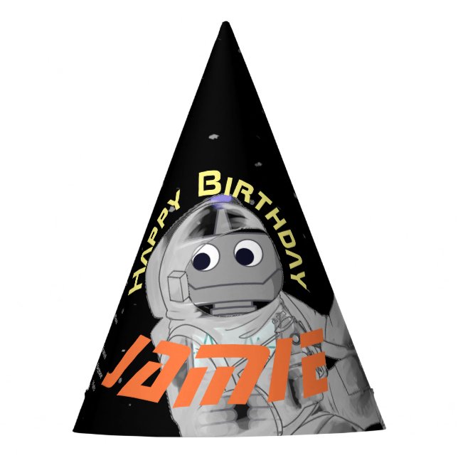 Adicione Seu Chapéu De Festa Do Astronauta De Foto (Frente)