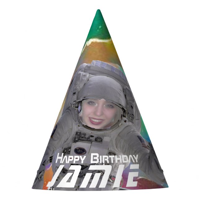 Adicione seu chapéu do partido do astronauta da (Frente)