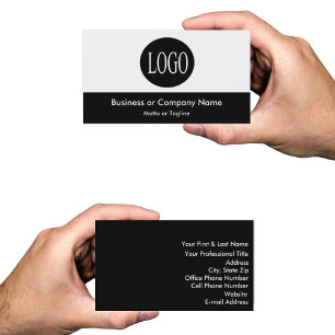 adicione seu logotipo cartões de visita logotipo c