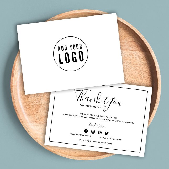 Adicione seu logotipo de borda preta e branco Obri (Criador carregado)