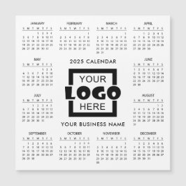 Adicione seu logotipo de empresa para 2025 Calendá
