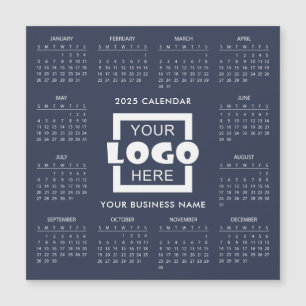 Adicione seu logotipo de empresa para 2025 Calendá