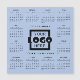 Adicione seu logotipo de empresa para 2025 Calendá