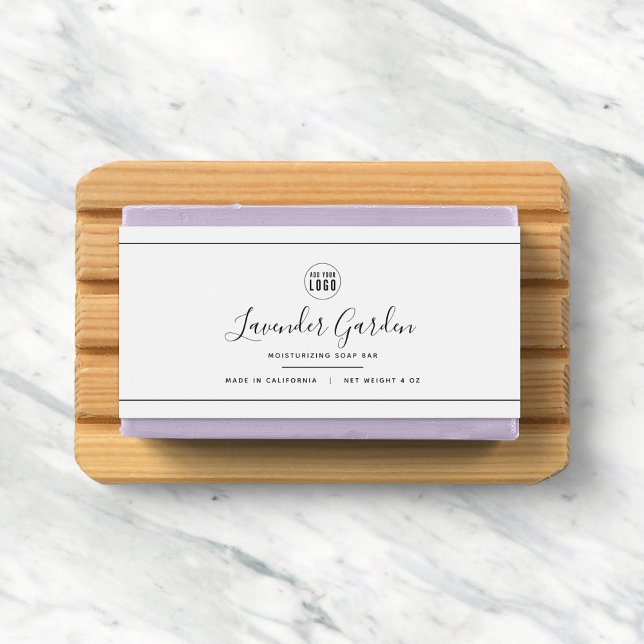 Adicione seu logotipo de etiqueta de produto de bo (Criador carregado)