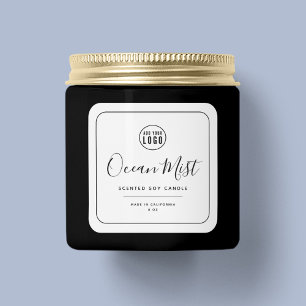 Adicione seu logotipo de etiqueta de produto de bo