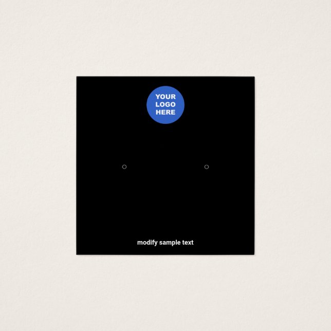 Adicione seu logotipo Placa de exibição de bloquei (Frente)