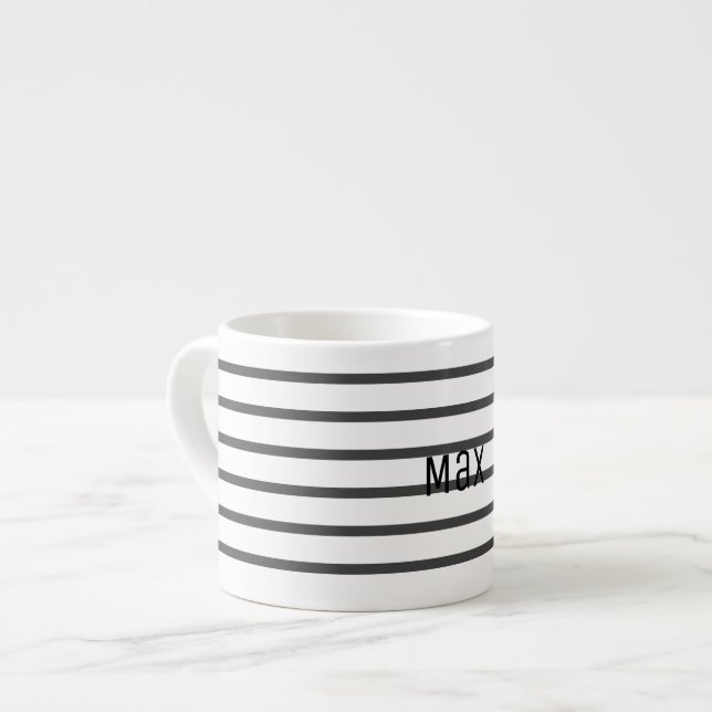 Adicione Seu Nome À Xícara De Café Espresso Person (Frente Esquerda)