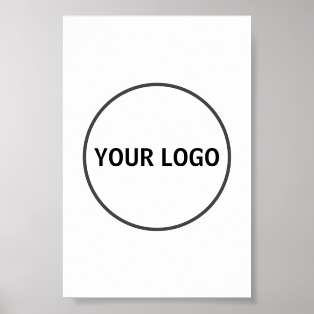 Adicione seu Poster personalizado de logotipo (Frente)