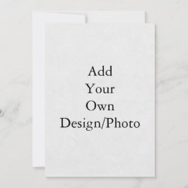 Adicione Seu Próprio Convite de Papel de Design/Fo