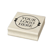 Adicione seu próprio logotipo Carimbo comercial