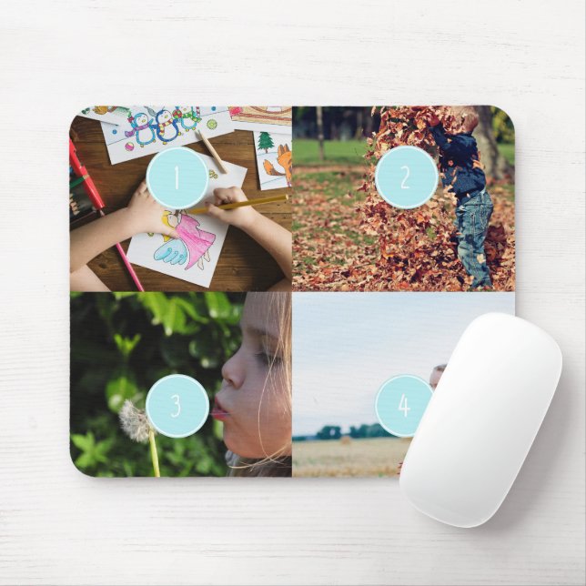 Adicione seu próprio mouse pad personalizável de 4 (Com mouse)