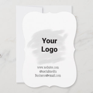 Adicione seu site de logotipo com uma aquarela sim