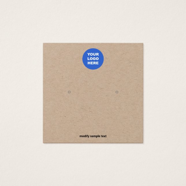 Adicione seu Stud de logotipo Kraft Enrelhando pla (Frente)