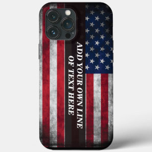 Adicione seu texto ao sinalizador americano
