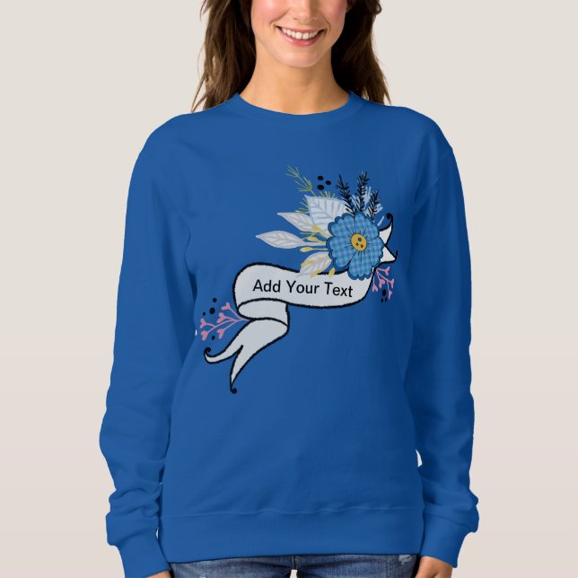 Adicione seu texto - Camiseta básica para mulheres (Frente)