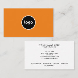 Adicione seus Cartões de visitas profissionais per