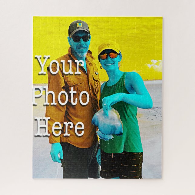 Adicione seus tamanhos de Quebra-cabeça personaliz (Vertical)