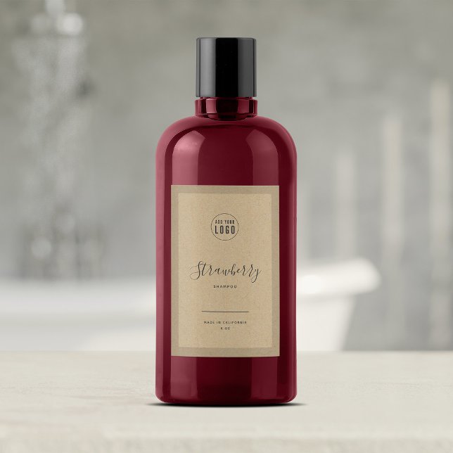 Adicione sua borda do logotipo Etiqueta do produto (Criador carregado)