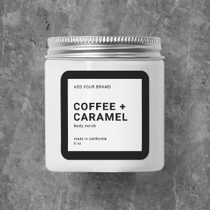 Adicione sua etiqueta de produto moderna minimalis