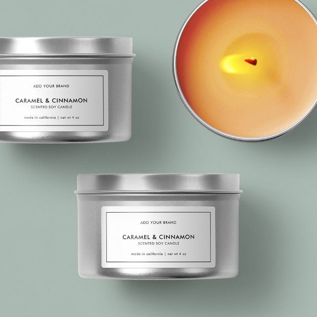 Adicione sua etiqueta de produto moderno minimalis (Criador carregado)