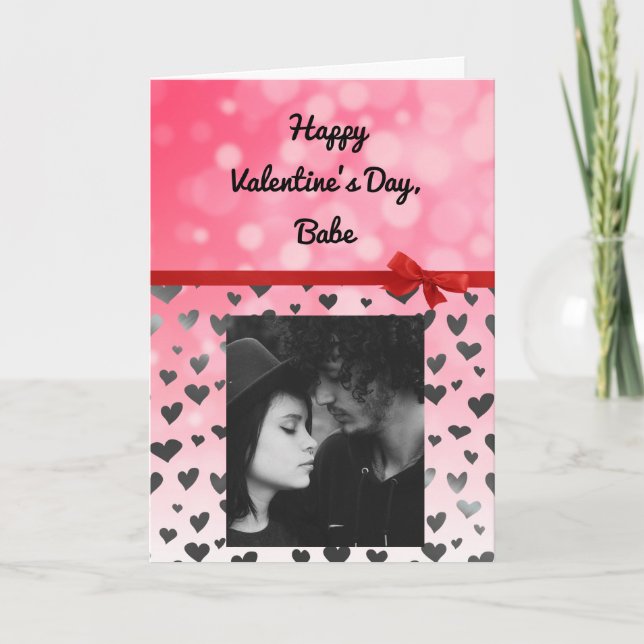 Adicione sua foto a este cartão do dia dos (Frente)