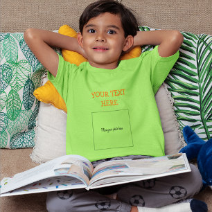 Adicione Sua Foto, Camiseta Infantil Jovem de Qual