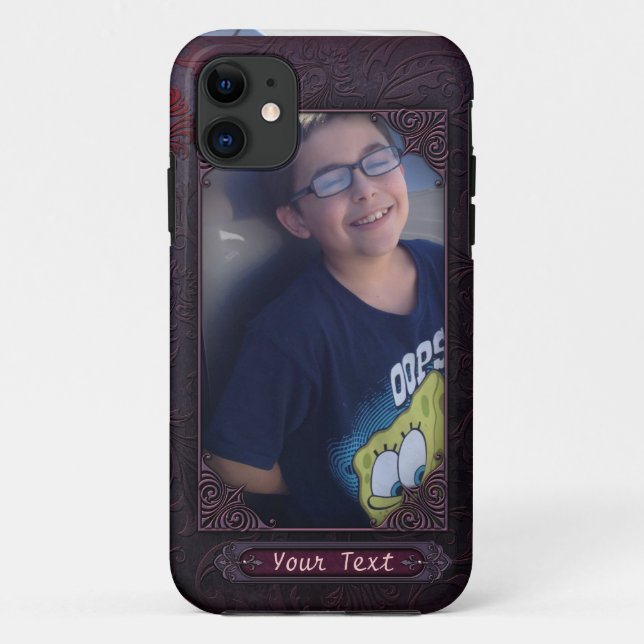 Adicione sua foto e texto Capas de iPhone 5 (Verso)