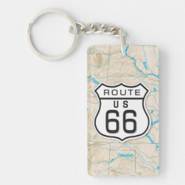 adicione sua foto Rt 66 chaveiro de acrílico