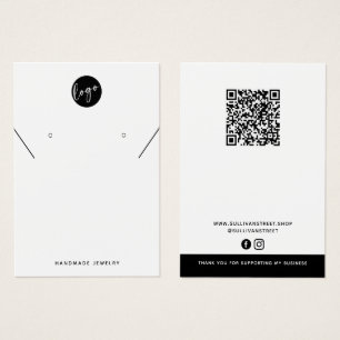 Adicione sua placa de exibição do colar de logotip