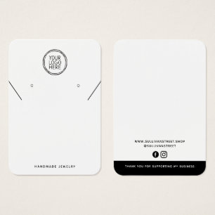 Adicione sua placa de exibição do colar de logotip