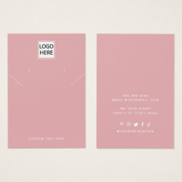 Adicione sua placa de exibição do colar de logotip