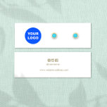 Adicione sua placa de vídeo com o anel do logotipo<br><div class="desc">Suporte simples para exibição de brinco de logotipo branco com dois "marcadores" de orifício impresso. Para obter materiais de marketing correspondentes adicionais,  entre em contato comigo em maurareed.designs@gmail.com. Para obter mais logotipos pré-fabricados,  visite logoevoluçao.co.</div>