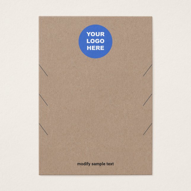 Adicione sua placa de vídeo do Colace Kraft de log (Frente)