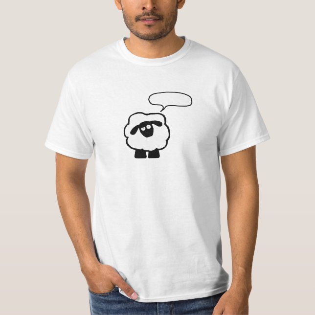 Adicione sua própria camisa dos carneiros do texto (Frente)