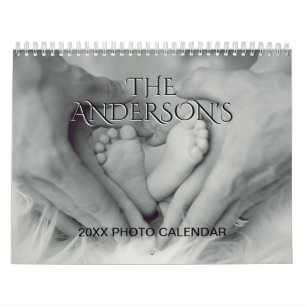 Adicione Sua Própria Foto, 2 Páginas, Calendário D