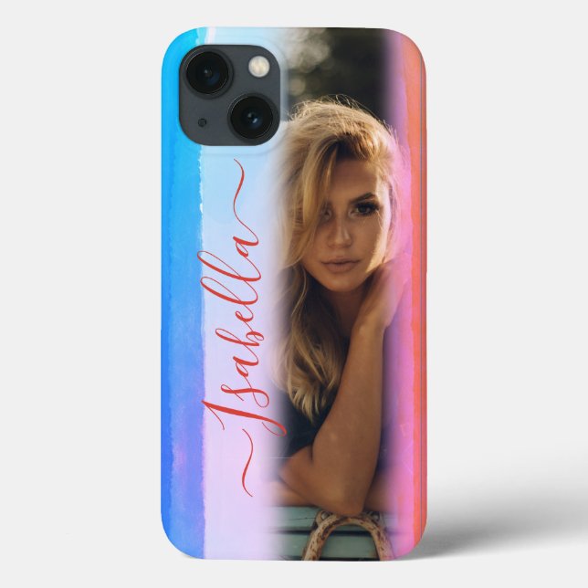 Adicione sua própria foto com nome personalizado a (Verso)