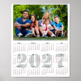 Adicione sua própria foto de 2027 Poster Calendári