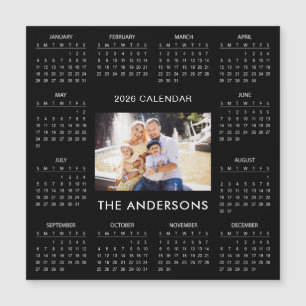Adicione sua própria foto de família Calendário 20