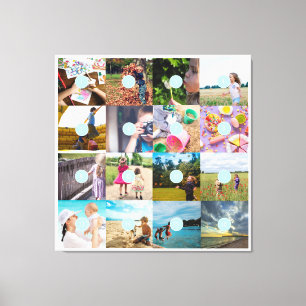 Adicione sua própria foto personalizável Canvas co