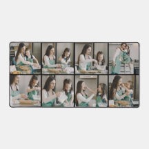 Adicione suas fotos da família em oito colagens de