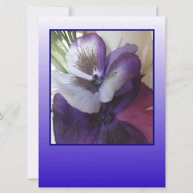 Adicione um Toque de Azul com seu convite enviado! (Frente)