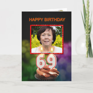 Adicione uma imagem, 69º cartão de aniversário com