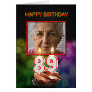 Adicione uma imagem, 89º cartão de aniversário 