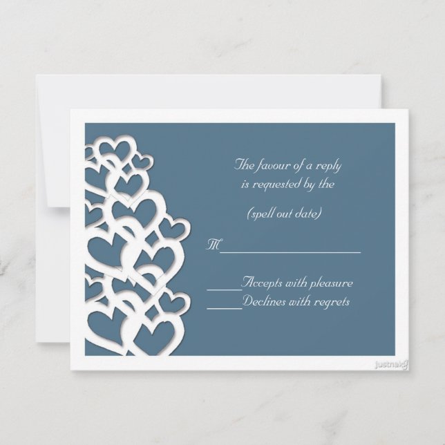 adinkra akoma (coração) agate azul rsvp (Frente)