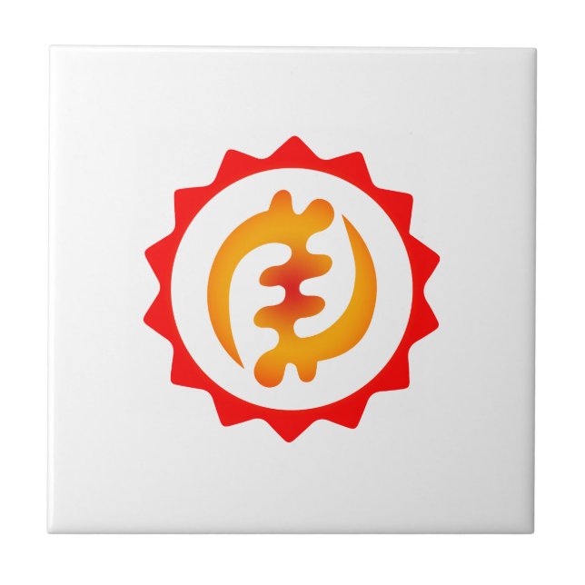 Adinkra Deus é o símbolo do rei Nyame ohene Presen (Frente)